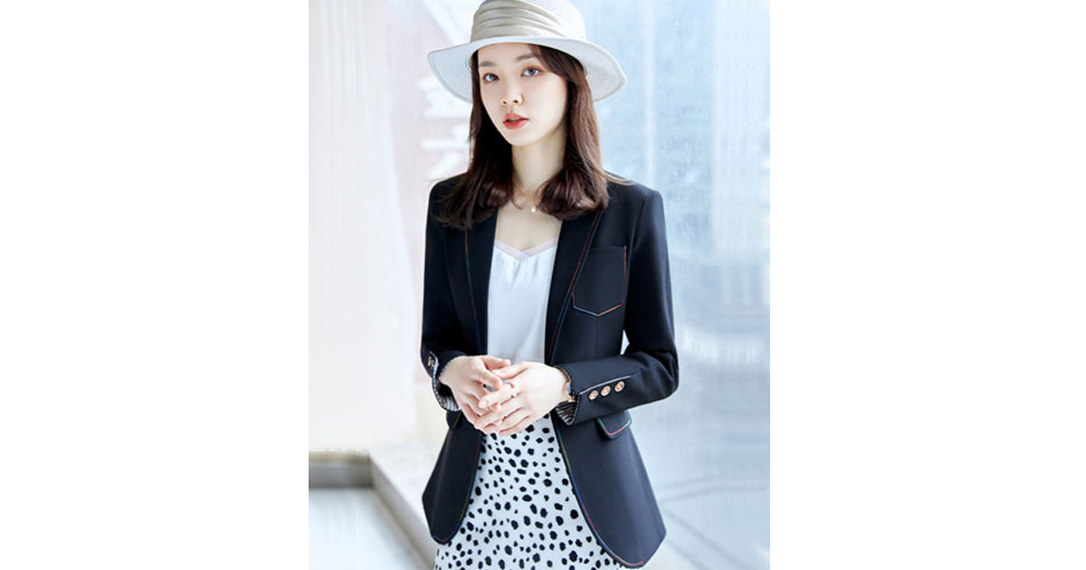 สินค้าพรีออเดอร์ เสื้อสูทแฟชั่นสวยหรูสไตล์เกาหลี มี2สี PO-SUIT-043