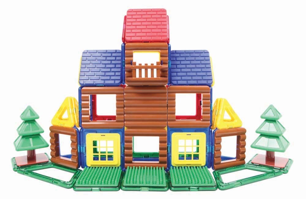 ชุดแม่เหล็ก Magformers Log Cabin 87Pc Set