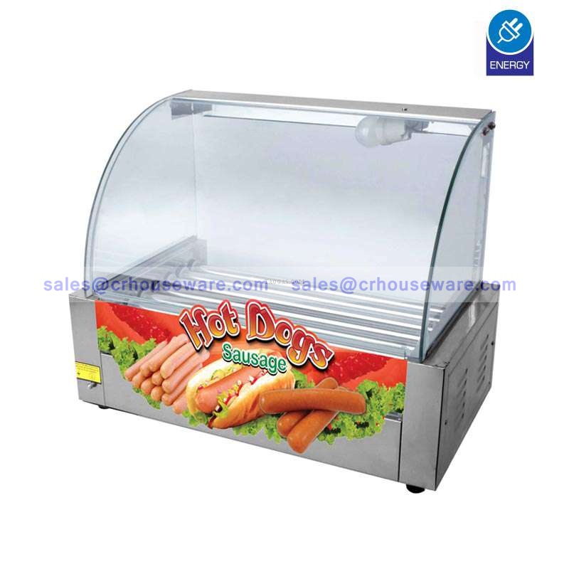 เครื่องอุ่นไส้กรอก 7 เส้น (กระจก) 1000 W. 016-NT-SS7