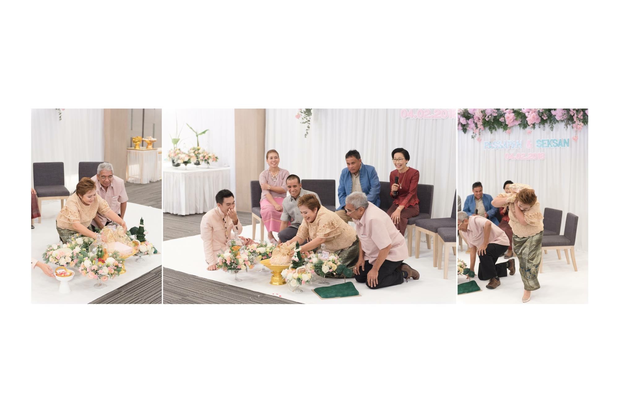 ขันหมากแก้วสไตร์โมเดิร์น งานแต่งคุณกิ๊ฟคุณเสก 4.02.61