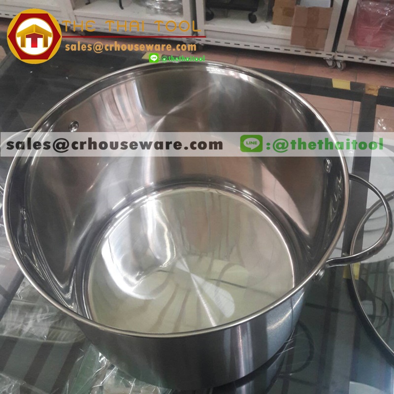 หม้อสตูว์สแตนเลส 32 ซม. 040-HM32,stock_pot