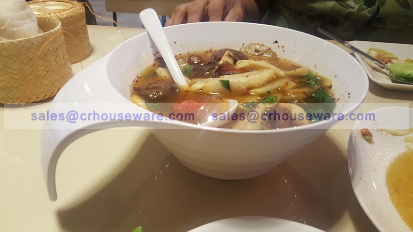 ชามมีหูจับ 8 นิ้ว 017-B26366-8 ถ้วยมีหู