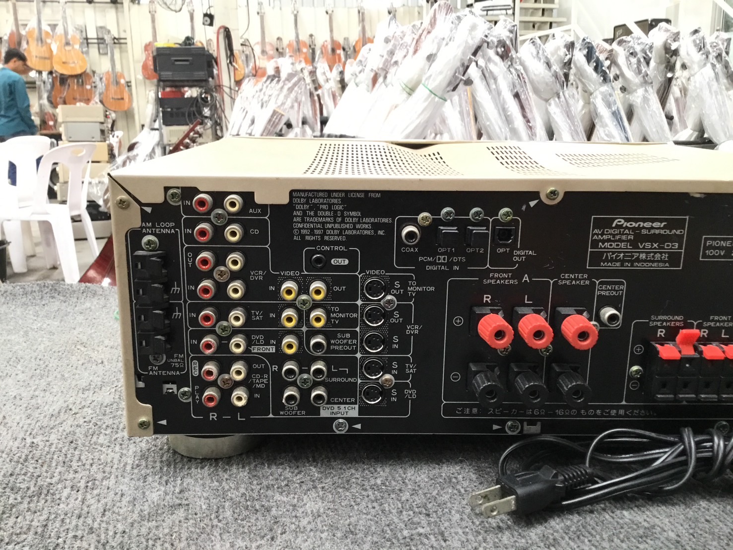 เครื่องขยายเสียง PIONEER VSX-D3 สินค้าไม่พร้อมใช้งาน(ต้องซ่อม)