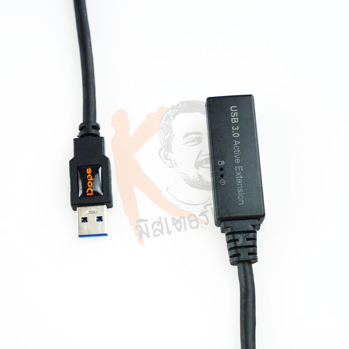 Active Extension USB3.0 Cable by Dope Speed 5Gbps สาย USB3.0 ต่อยาว ผู้/เมีย แบบมีวงจรขยายและไฟเลี้ยง DP-6443 , DP-6445