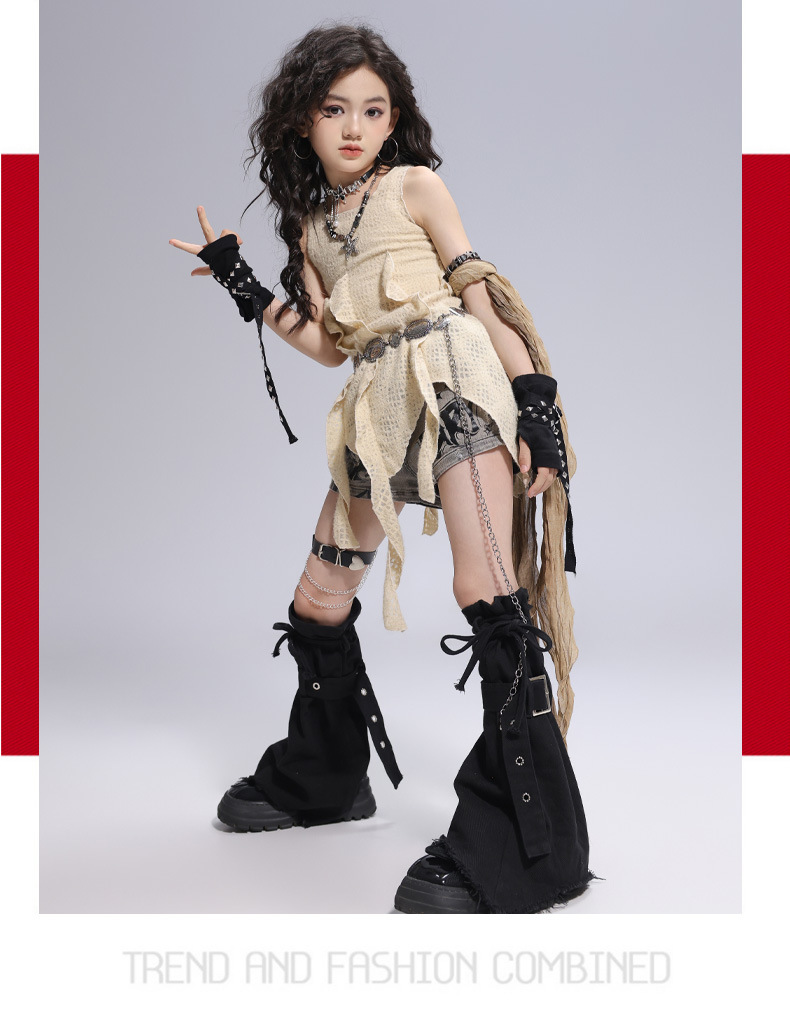 ชุดเต้น ฮิปฮอป เซ็ตเสื้อ+กางเกงขายาว**สินค้าเปิดจอง