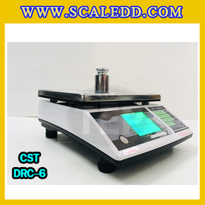 เครื่องชั่งนับจำนวน6kg ตาชั่งนับชิ้นงาน 6kg พิกัดน้ำหนัก 6kg ความละเอียด 0.2g ยี่ห้อ CST รุ่น DRC