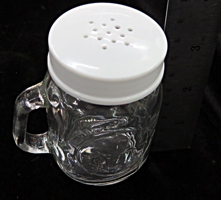 ขวดพริกไทยแบบฝาพลาสติกตัวแก้วมีหูหิ้ว 005-US-T1