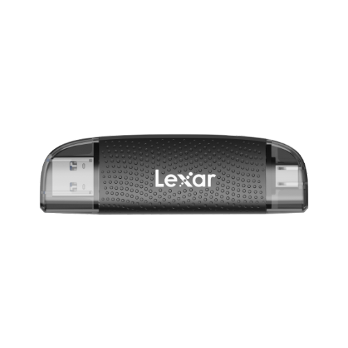 Card Reader Dual-Slot รองรับ SD และ Micro SD Card เชื่อมต่อได้ 2 หัว ทั้ง USB-A และ USB-C by Lexar