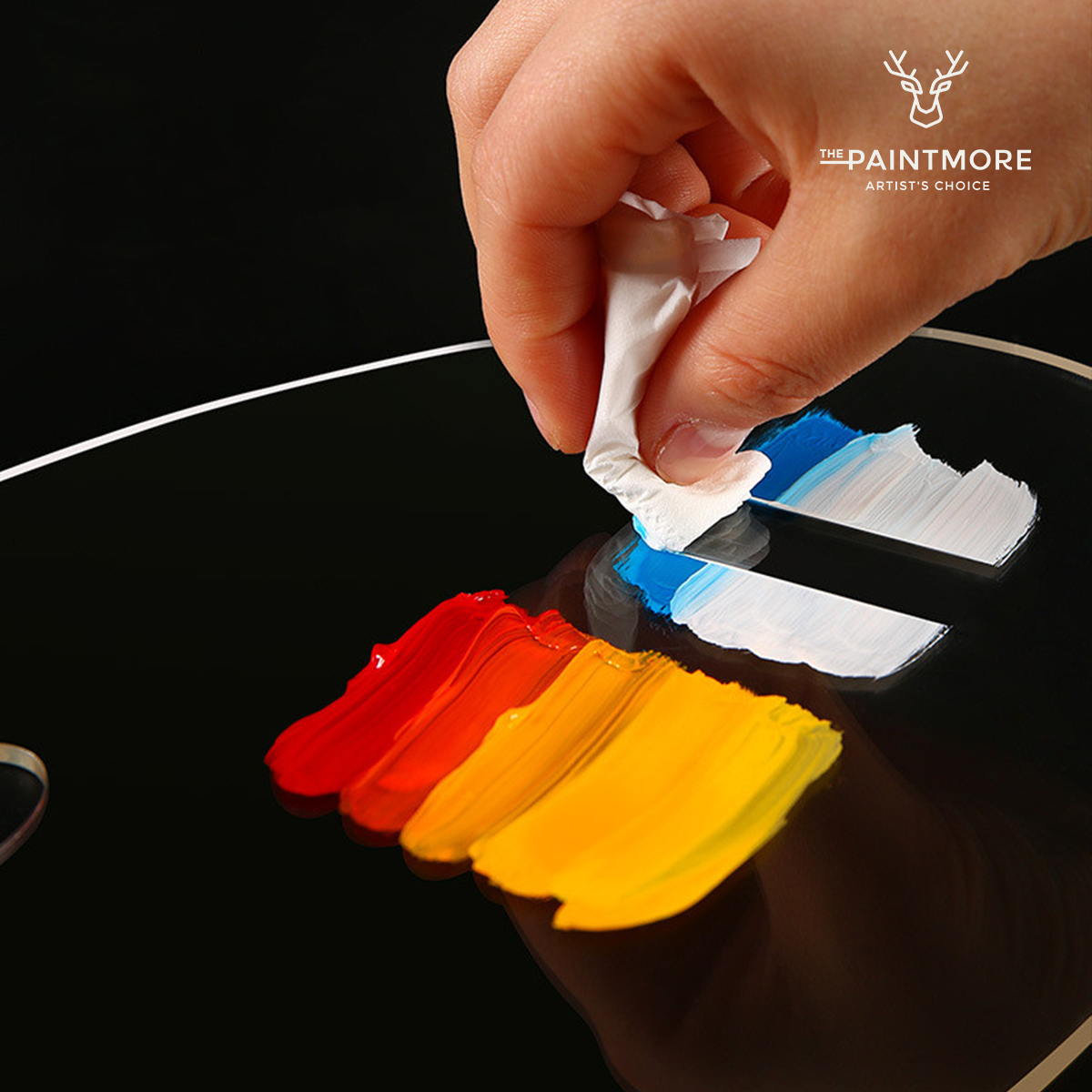 จานสีอะคริลิคใส Paintmore