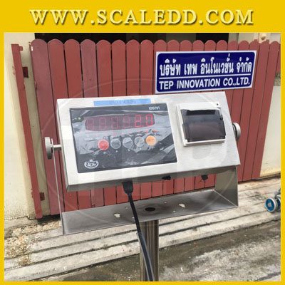 เครื่องชั่งดิจิตอล Build in Thermal Printer ยี่ห้อ SDS รุ่น IDS701-PLED ตาชั่ง1ตัน เครื่องชั่งดิจิตอล1ตัน เครื่องชั่งบิ้วอินปริ้นเตอร์ 1ตัน ขนาดแท่น 100x100cm. พิกัด 1000kg ความละเอียด100g ตาชั่ง1000กิโล กิโล1ตัน