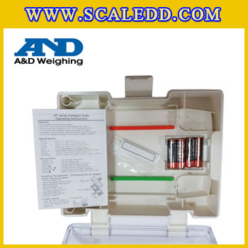 เครื่องชั่งน้ำหนักดิจิตอล พิกัดน้ำหนัก 510กรัม ยี่ห้อ AND รุ่น HT ความละเอียด0.1g แท่น13.2x13cm.