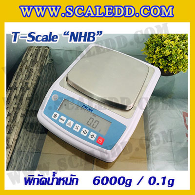 เครื่องชั่งทศนิยม 1 ตำแหน่ง พิกัด 6000g x 0.1g ยี่ห้อ T-scale รุ่น NHB เครื่องชั่งน้ำหนัก6000กรัม เครื่องชั่งละเอียดสูง6000g เครื่องชั่งน้ำหนัก6000g ตาชั่ง6000g เครื่องชั่ง6000g ค่าละเอียด 0.1g