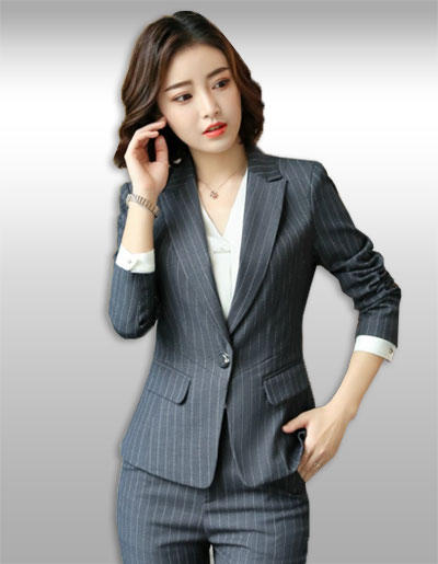 เสื้อสูทผู้หญิงสีเทาสไตล์สวยหรู มี 7 ไซส รหัส2271