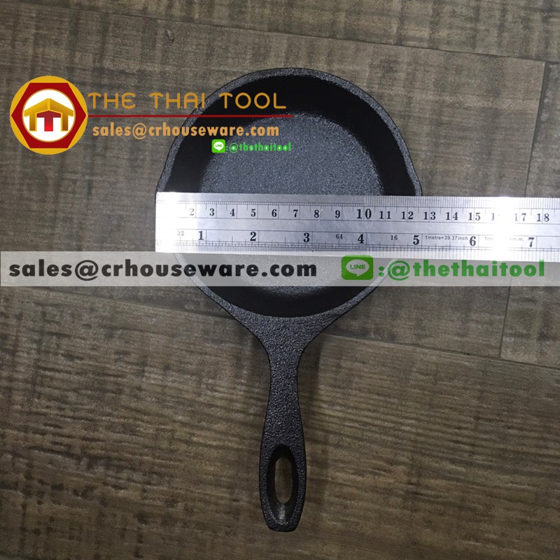 กระทะเหล็กหล่อเล็ก 5 นิ้ว 005-KN-5