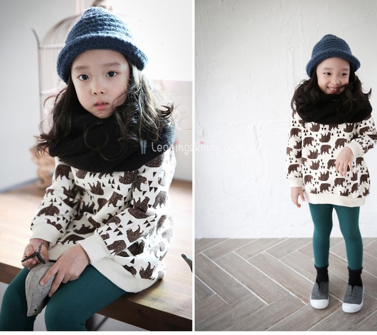 กางเกงผ้าฝ้ายบุขนกันหนาวเด็ก มีหลายสี