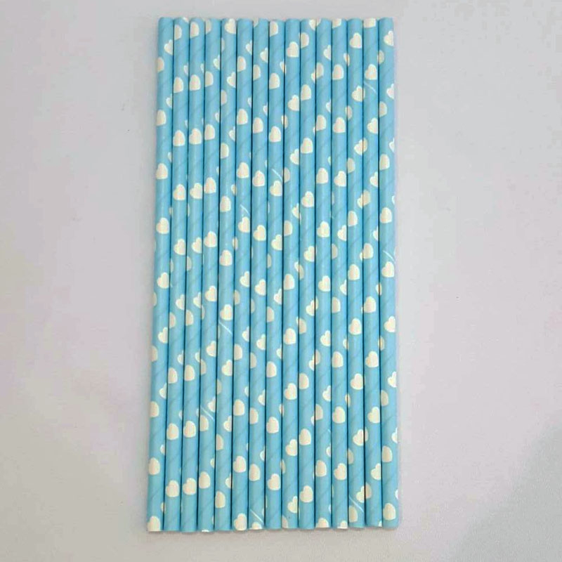 หลอดกระดาษคละลาย ขนาด 5 มิล ยาว 19.5 ซม. ( 500 ชิ้น )