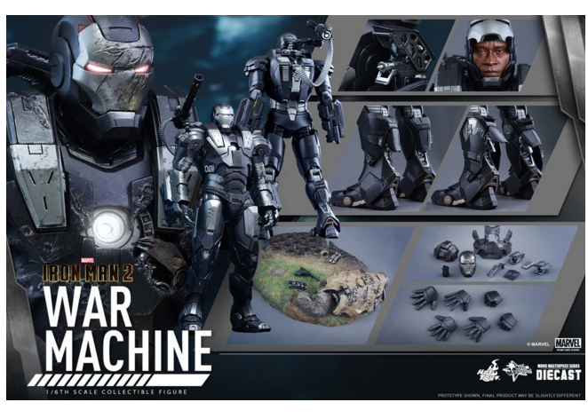 HOTTOYS - Iron Man 2 - War Machine I (แนะนำ)