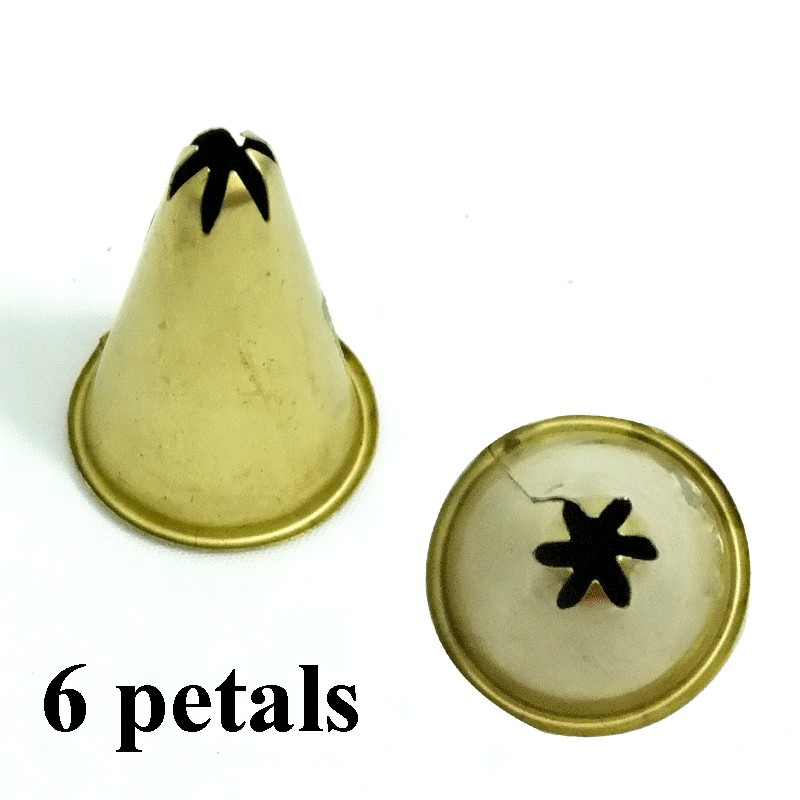 หัวบีบคุ้กกี้ทองเหลือง เล็ก ( หัวบีบเค้ก )