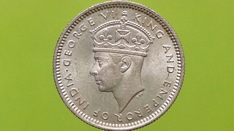 เหรียญ เงินตรา ประเทศ มาลายา Cent 1939