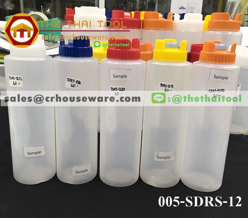 CRIKO SQUEEZE DISPENSERS 12 oz ขวดใส่ซอส. 005-SDRS-12,Sauce bottle