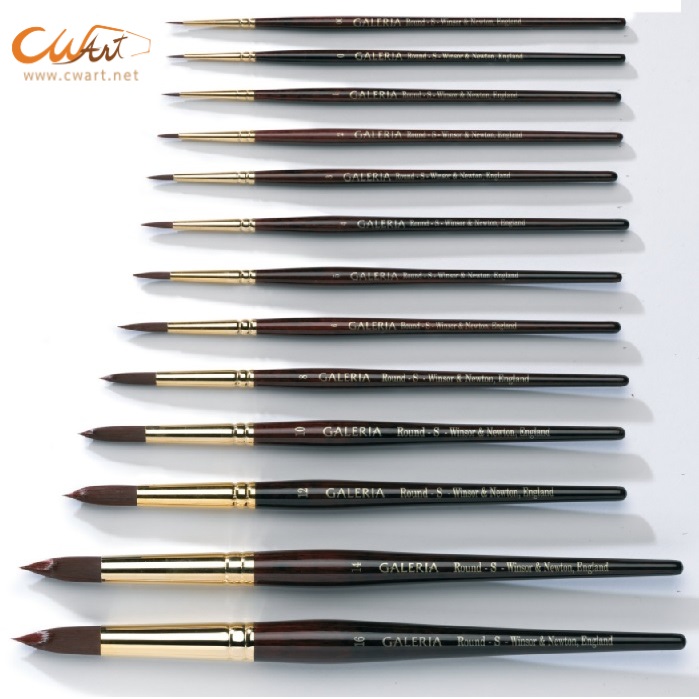 Winsor & Newton Galeria Brush (Short Handle, Round)