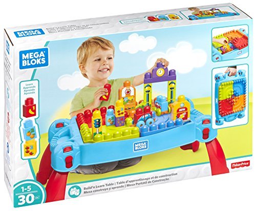 โต๊ะ Mega Bloks Build 'n Learn Table Building Set