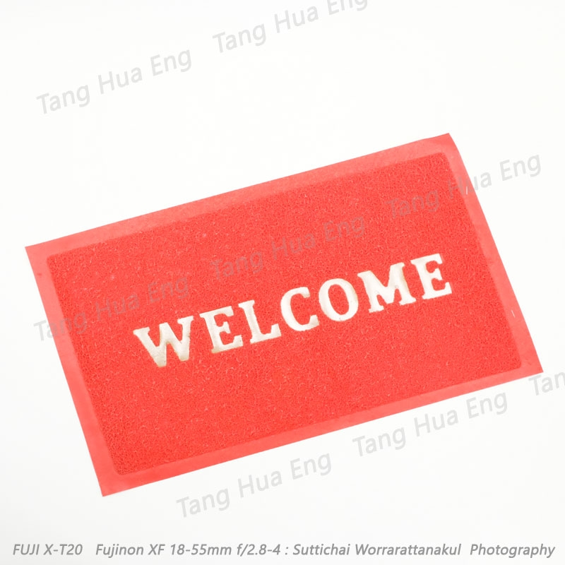 พรมยางดักฝุ่นมีตัวหนังสือ 40x60 welcome