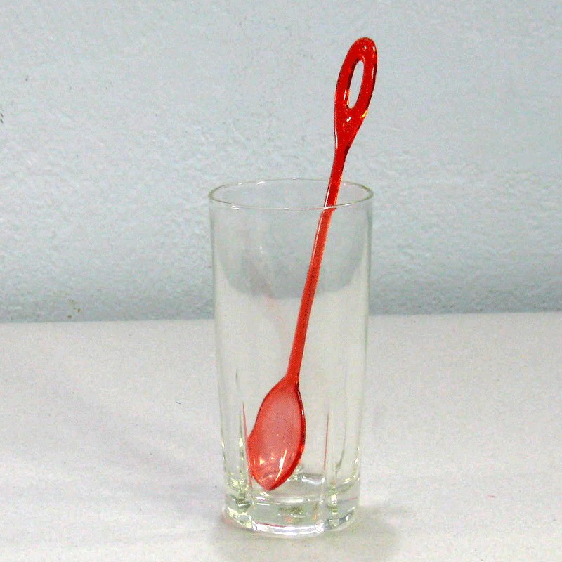 ช้อนคนน้ำปั่นสีใส PT ( 1x12 ) #700