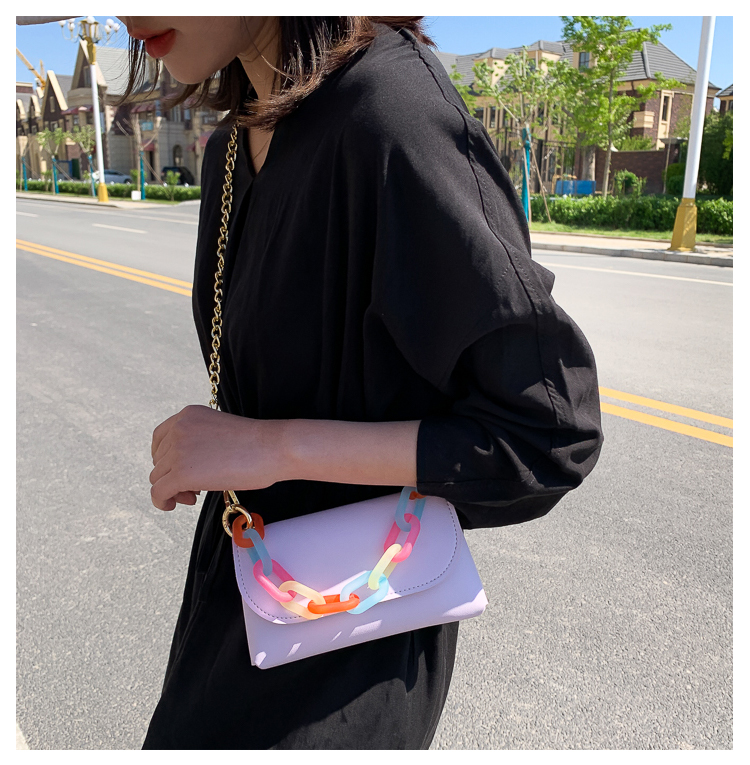 สินค้าพรีออเดอร์ กระเป๋าแฟชั่นใบเล้กน่ารัก มี4สี รหัส PO-BAG-057