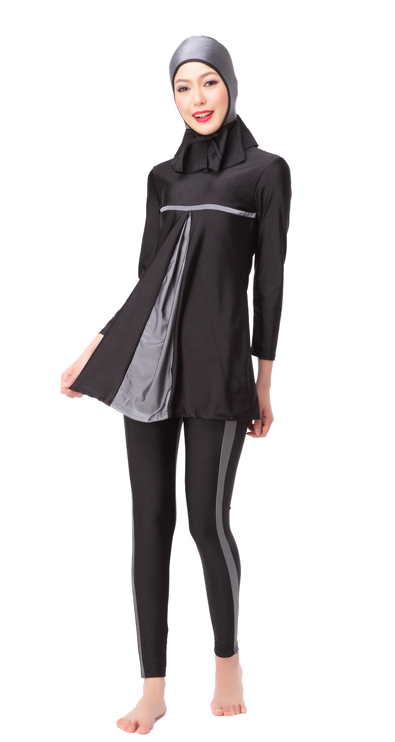 ชุดว่ายน้ำมุสลิม 3xl พร้อมหมวกคลุม รอบอก 38-44 รอบเอว 32-42 สะโพก 42-54 นิ้ว รอบแขน 14-18 นิ้ว ตัวเสื้อยาว 33 นิ้ว กางเกงยาว 40 นิ้วค่ะผ้าดีงานสวยค่ะ