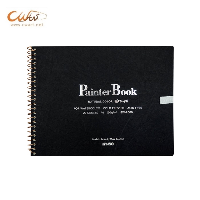 สมุด Muse Natural Color Wataukii Painter 190g 20แผ่น 18.6 x 14ซม.