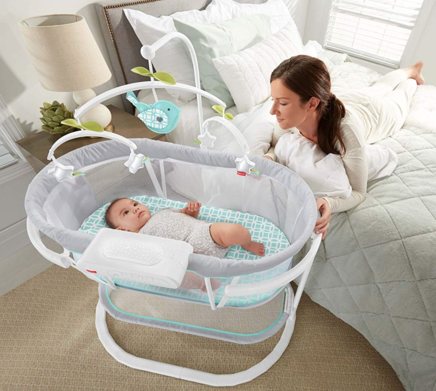 เปลสั่นอัตโนมัติและเปลไกว Fisher-Price Soothing Motions Bassinet
