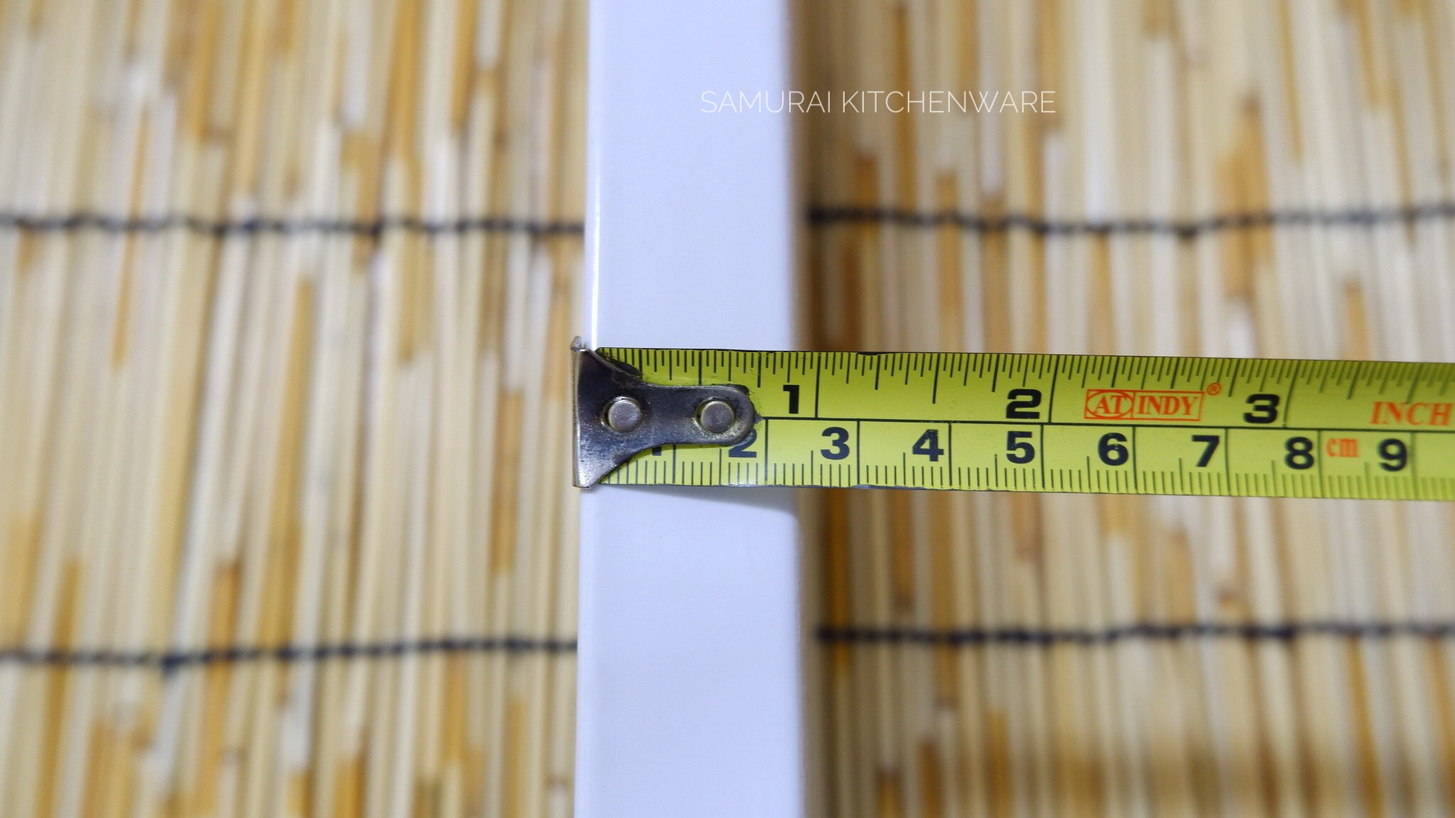 ถาดเบิร์นซูชิ สีขาว (43 cm)