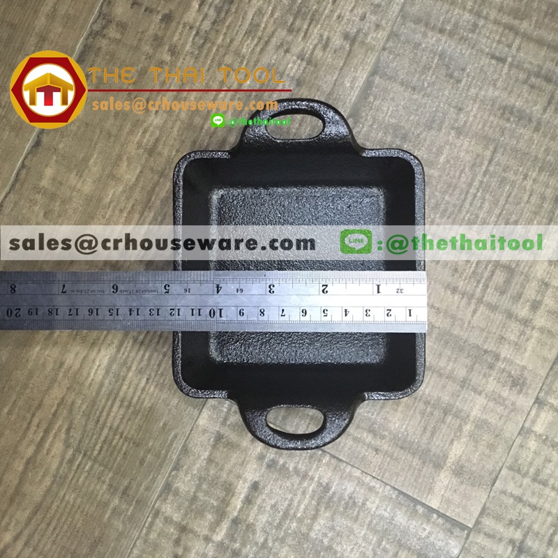 กระทะเหลี่ยมเล็ก 5*6 นิ้ว 005-KN-56