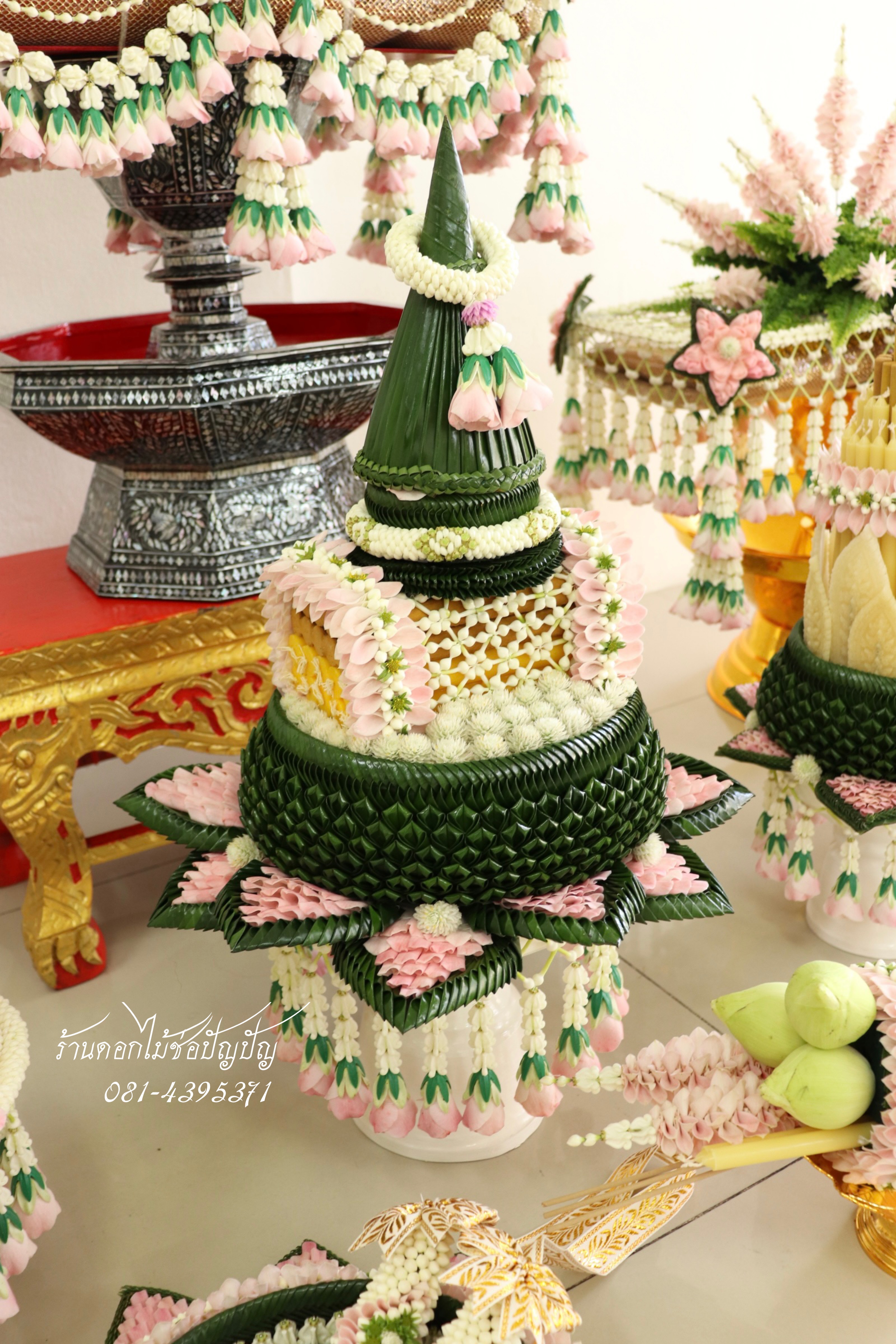 ชุดเครื่องบวชดอกไม้สด (ชุด AA2)