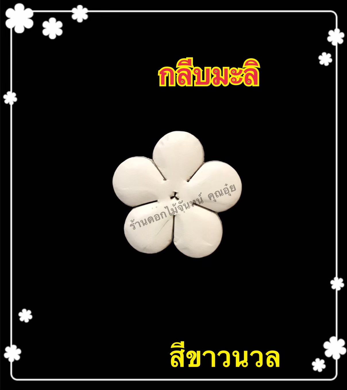 กลีบมะลิ สีขาวนวล
