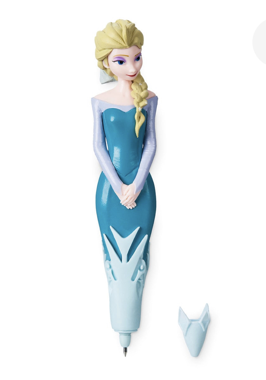 ปากกาลูกลื่นสีดำ Elsa Figural Pen - Frozen