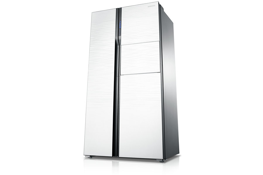 Samsung ตู้เย็น Side by Side Superstar SBS ความจุ 585.5 ลิตร/20.7 คิว รุ่น RS554NRUA1J/ST