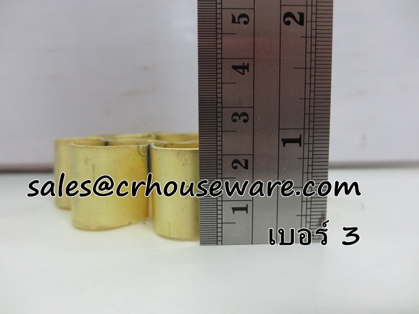 พิมพ์ขนมดอกจอกทองเหลือง เบอร์ 3 Dok Jok brass mold. Code: 016-DJT-8