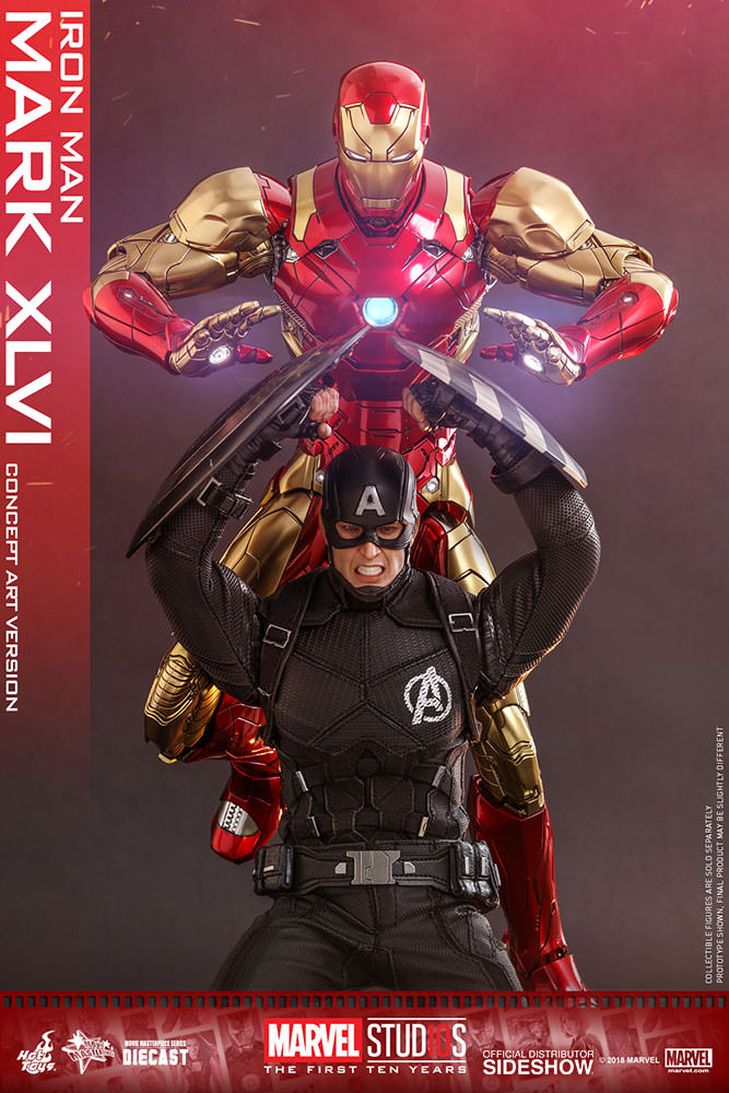HOTTOYS - Iron Man Mark 46 (Concept Art Version) (Diecast)