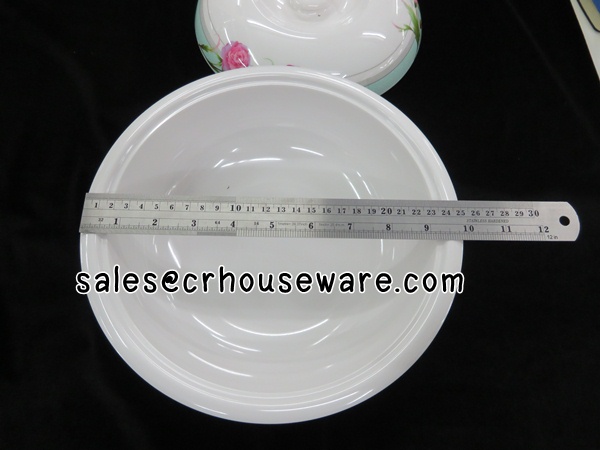 โถข้าวพร้อมฝา 10 นิ้ว 017-BL828-10 (RB)