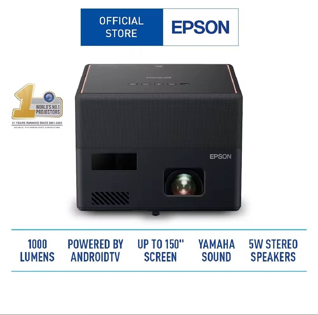 EPSON EF-12 (Laser/Home) โปรเจคเตอร์ ความสว่าง 1,000( Lumens) ความละเอียดFull HD (1080p)Contrast Contrast 2,500,000:1
