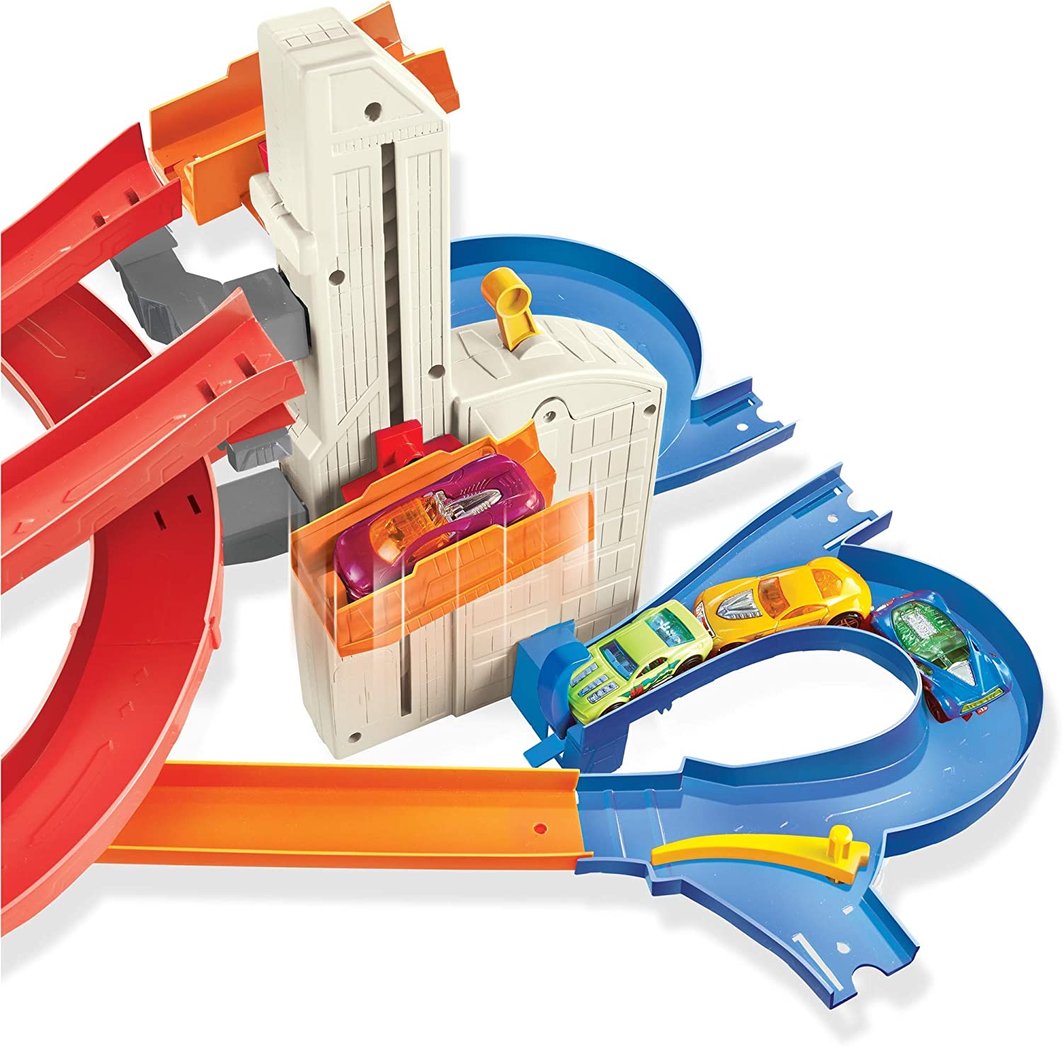 สนามแข่งรถ Hot Wheels City Auto Lift Expressway