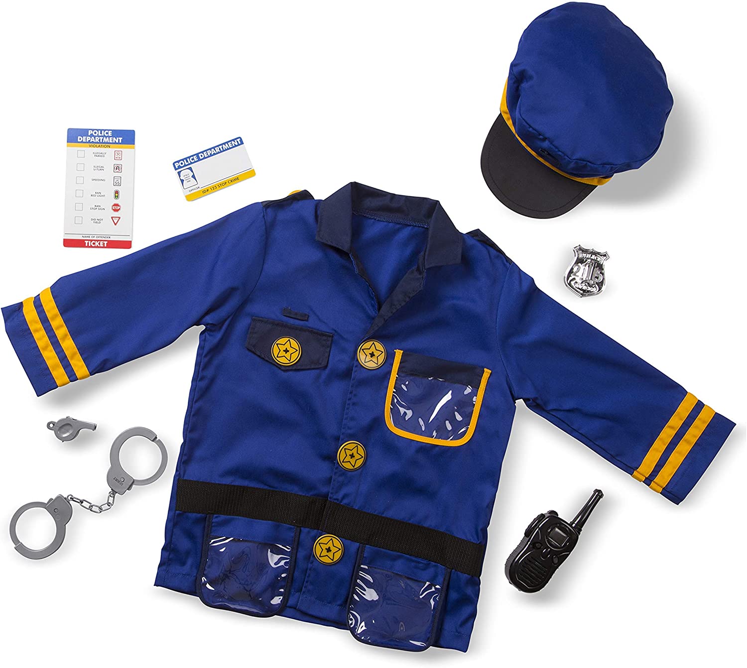 Melissa & Doug Police Role Play Costume Set ชุดแฟนซีตำรวจ