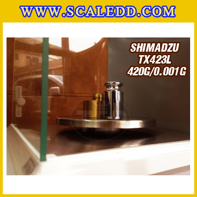 เครื่องชั่ง SHIMADZU รุ่น TX423L เครื่องชั่งญี่ปุ่น เครื่องชั่ง 420 กรัม เครื่องชั่งน้ำหนัก 420 กรัม เครื่องชั่งละเอียดสูง 420 กรัม เครื่องชั่งน้ำหนัก 420 g เครื่องชั่งทศนิยม 3 ตำแหน่ง ตาชั่ง 420 g เครื่องชั่งน้ำหนักดิจิตอลตั้งโต๊ะ 420 g ความละเอียด 0.001
