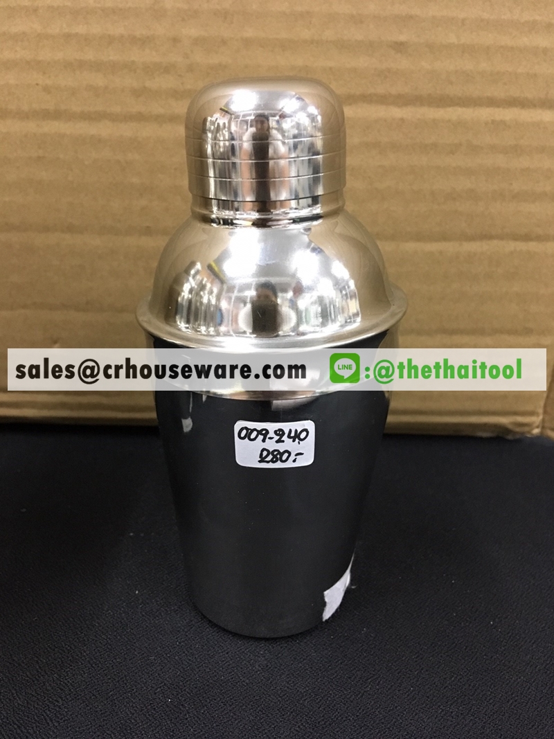 กระบอกผสมเหล้า รหัส : 013-JP-009-240 Cocktail shakers Code: 013-JP-009-240