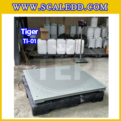เครื่องชั่ง1000kg เครื่องชั่งน้ำหนักดิจิตอล1ตัน ตาชั่ง1ตัน เครื่องชั่งแบบตั้งพื้น1000Kg พิกัด1000kg ความละเอียด 0.1kg ขนาดแท่น 100*100cm. ยี่ห้อ TIGER รุ่น TI-01 (เครื่องชั่งผ่านตรวจรับรองจากสำนักชั่งตวงวัด)