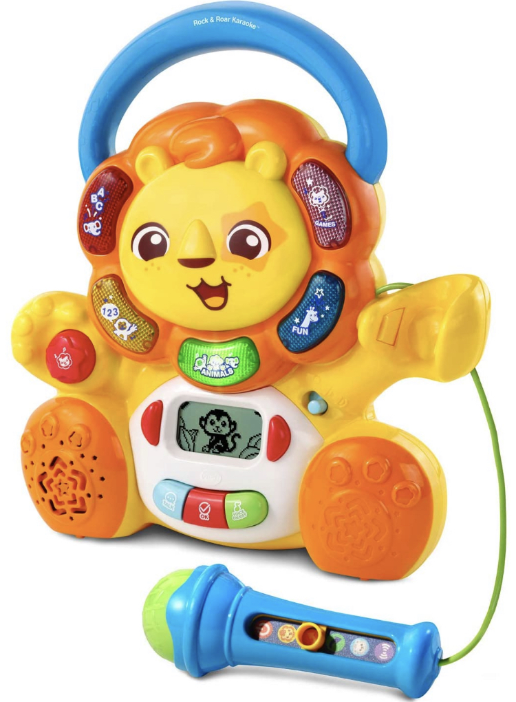 คาราโอเกะพกพาได้ VTech Zoo Jamz Rock & Roar Karaoke, Yellow