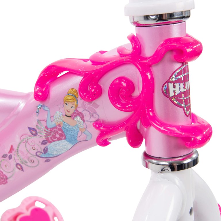 รถจักรยาน Disney Princess Girls' 12" Bike with Doll Carrier by Huffy