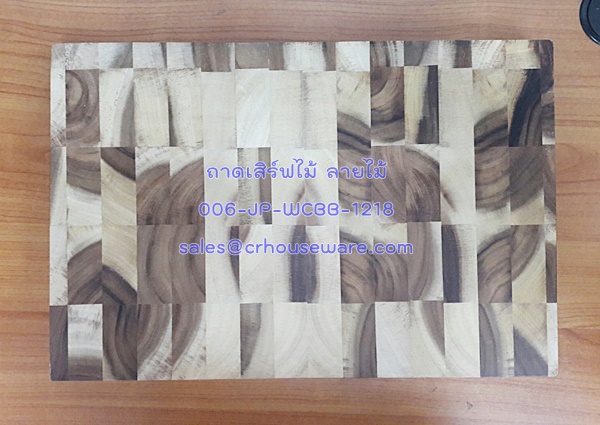 ถาดเสิร์ฟไม้ ลายไม้, เขียง ขนาด 12*18 นิ้ว Code : 006-JP-WCBB-1218